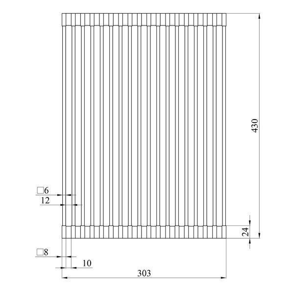 Сушарка для посуду Kroner KRP Matte - GRA4331-1 CV028241 фото