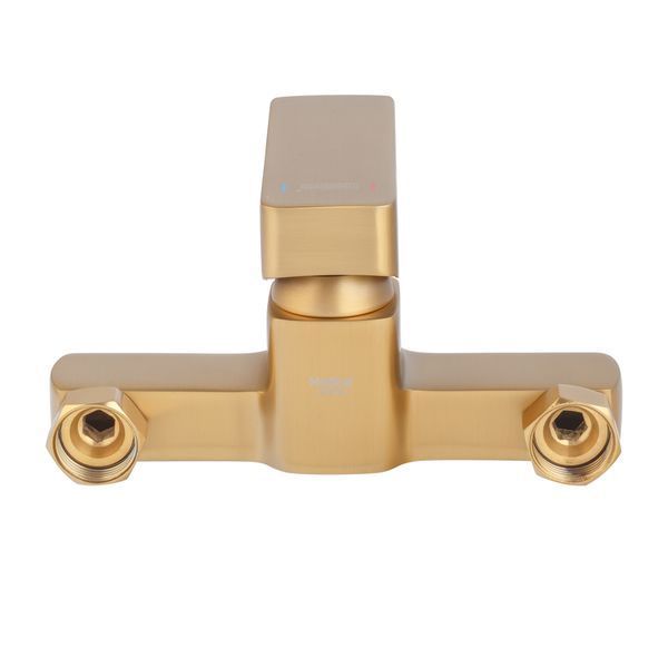 Змішувач для ванни Haiba KUBUS 009 (EURO) BRUSHED GOLD (HB9628) HB9628 фото