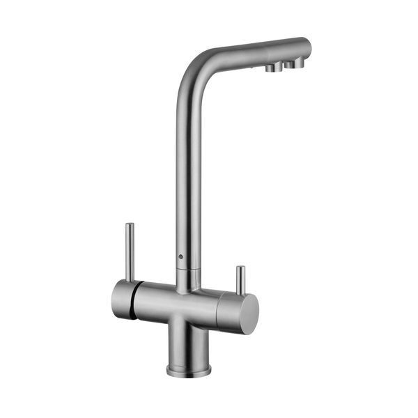 Смеситель для кухни с подключением к фильтру Kroner KRP Edelstahl Klassisch - ESG03811 CV027932 фото
