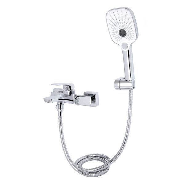 Змішувач для ванни Qtap Tern (c душевым гарнитуром) QTTER259CRM47586 Chrome SD00053710 фото