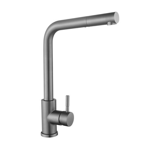 Смеситель для кухни Lidz Aria 015FL1 (k35) с выдвижным изливом LDARI015FL1GRP49561 Graphite SD00055685 фото