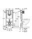 Інсталяція для унітазу 5 в 1 Grohe Rapid SL 39449000 з прямокутною хром-кнопкою, звукоізоляцією та Grohe Fresh 39449000 фото 2