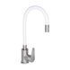 Смеситель для кухни Lidz Vida 015F3 с гибким изливом (k35) LDVID015F3WHI43357 White / Nickel SD00049480 фото 1