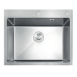 Мийка з нержавіючої сталі MIXXUS MH5843 DECOR SS COLOR (MH5843 DECOR NANO-SILVER) (3.0/0.8) колір нержавійка (MI7041) MI7041 фото
