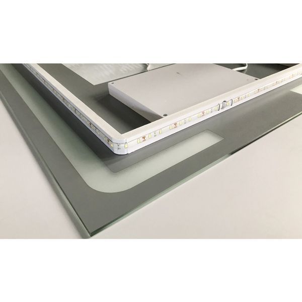Дзеркало Zerix Prime MR02-50x80 з LED Touch, Anti-fog, димером, регулятором яскравості (ZX6052) ZX6052 фото