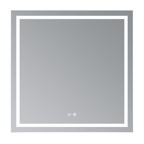 Зеркало Qtap Mideya (MI1) 800x800 с LED-подсветкой Touch, с антизапотеванием, диммером, рег. яркости QT2078NCF808048477 SD00054601 фото