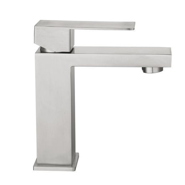 Змішувач для раковини низький Lidz Helix 001F (k35) LDHEL001FNKS49178 Nickel SD00055302 фото
