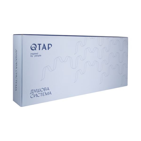 Душова система універсальна Qtap Swan Cascada на три споживачі (з виливом) QTSWA111CRM45566 Chrome SD00051690 фото