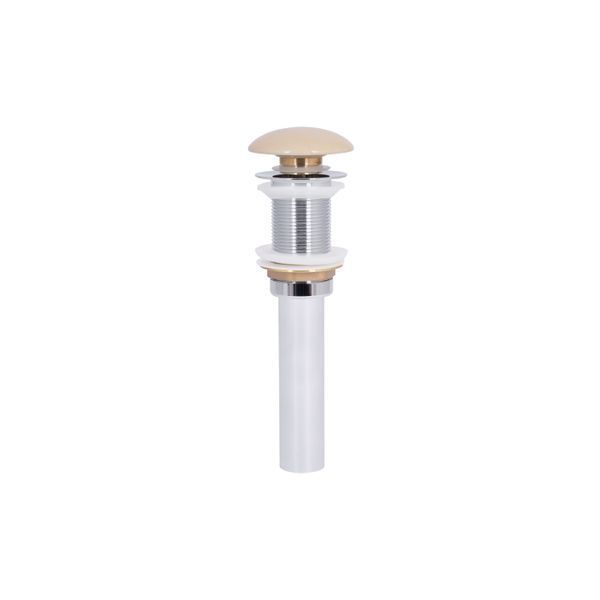 Раковина накладная Qtap Tern 480x370x135 мм, Beige, прямоугольная, с донным клапаном QT17116069SB SD00054302 фото