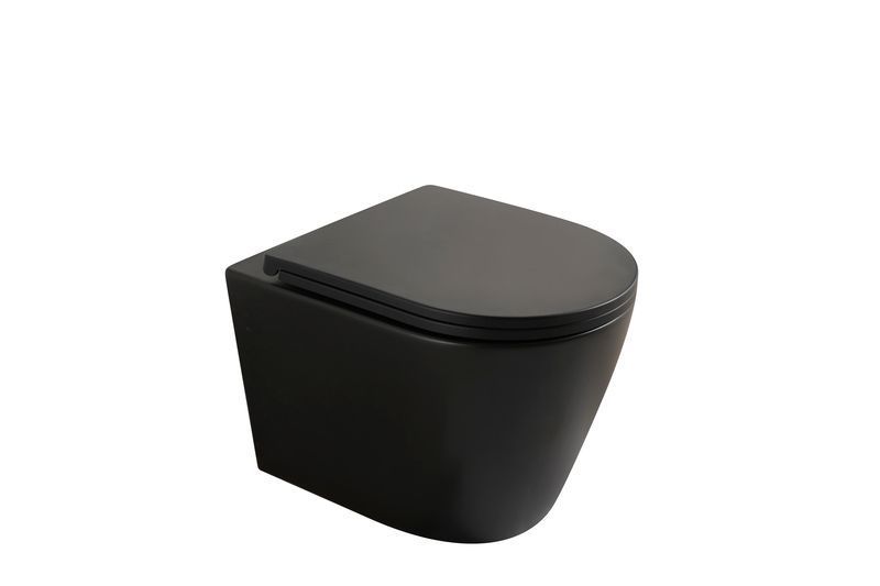 Комплект: MIXXUS PREMIUM BEVEL-SET-2101 BLACK Унітаз система змиву TORNADO 1.0+ Інсталяція KOER KT-0404 + панель KT-0604-05 BLACK MAT (MP6669) MP6669 фото