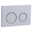 Панель смыва Koer KT-0605-03 220x140x12mm пластиковая, кнопка круглая (KR5316)