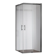 Душевая кабина без поддона Koer SR SC03-90x90x200-TR-07 прозрачное стекло Easy Clean 6мм, графит (KR5359)
