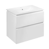 Комплект Qtap Albatross 710х725х460 White тумба підвісна + раковина урізна QT0172TP700D3070CW SD00043781 фото