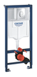 Инсталляция для подвесного унитаза 3в1 Grohe Rapid SL 38721001 с овальной кнопкой Skate Air Хром