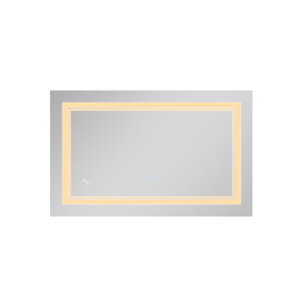 Дзеркало Qtap Cardinal (CA1) 700х500 з LED-підсвічуванням Touch, з антизапотіванням, з димером, рег. темп. кольору (3000-6500K) QT0478C5070 SD00052323 фото