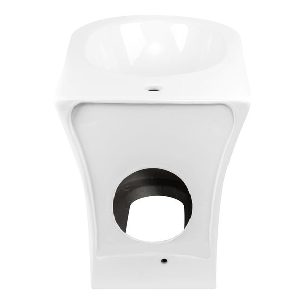 Биде напольное Qtap Virgo 550x360x410 White QT18442169CW SD00042547 фото