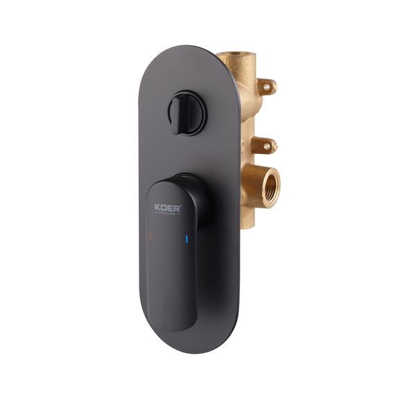 Встраиваемая душевая система Koer KB-62028-05 2 функции (Цвет черный) (KR6009) KR6009 фото
