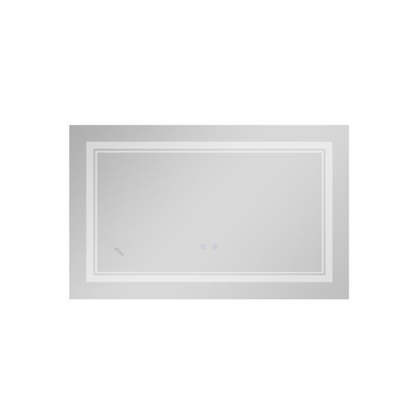 Дзеркало Qtap Cardinal (CA1) 700х500 з LED-підсвічуванням Touch, з антизапотіванням, з димером, рег. темп. кольору (3000-6500K) QT0478C5070 SD00052323 фото