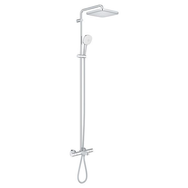 Душова система настінного монтажу з термостатом для ванни Grohe Tempesta System 250 Cube (26691001) 26691001 фото