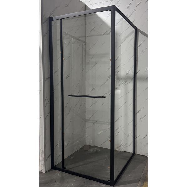 Душевая кабина без поддона Mixxus Premium Quadro SC01-90x90x195-TR Black прозрачное стекло 6мм (MI8292) MI8292 фото