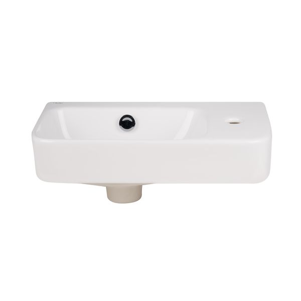 Раковина Qtap Tern 450х260х155 White с донным клапаном QT17115117RW SD00043863 фото