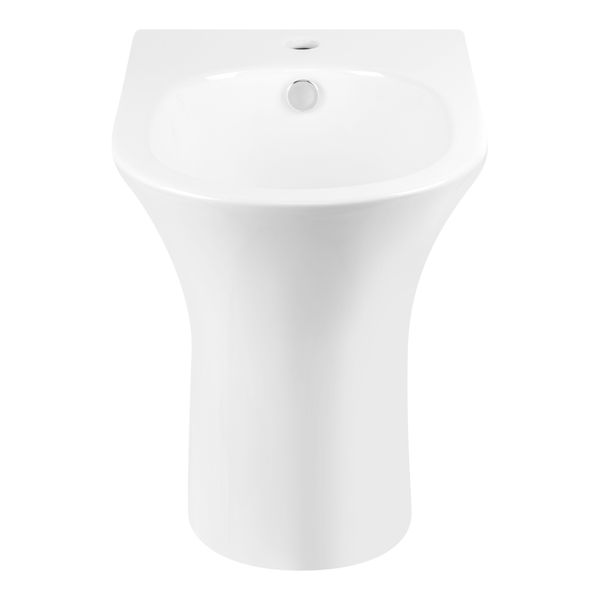 Биде напольное Qtap Virgo 550x360x410 White QT18442169CW SD00042547 фото