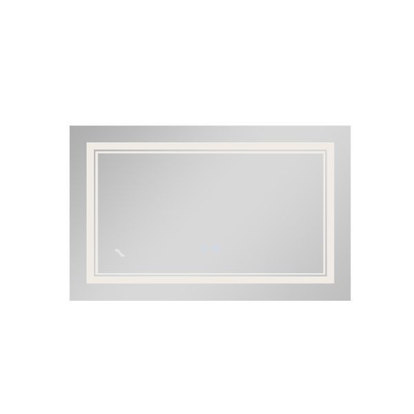 Дзеркало Qtap Cardinal (CA1) 700х500 з LED-підсвічуванням Touch, з антизапотіванням, з димером, рег. темп. кольору (3000-6500K) QT0478C5070 SD00052323 фото