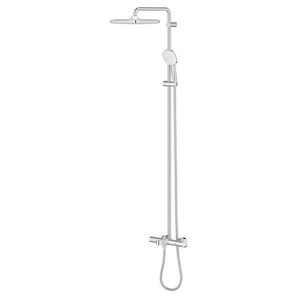 Душова система настінного монтажу з термостатом для ванни Grohe Tempesta System 250 Cube (26691001) 26691001 фото