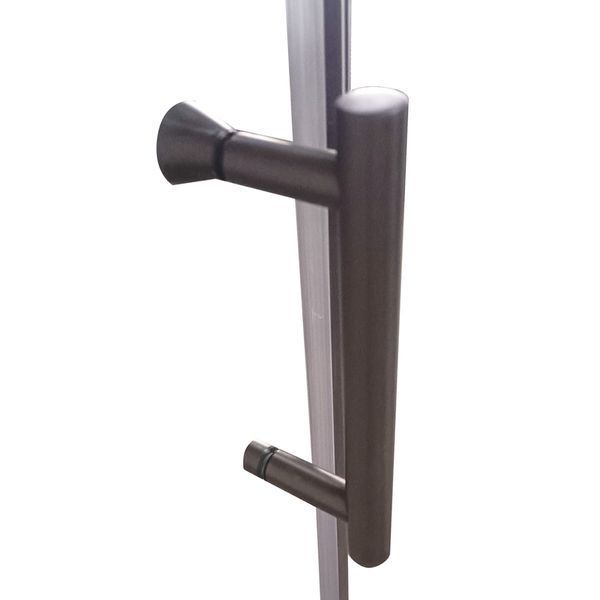 Душевая кабина без поддона Koer SR SC03-90x90x200-TR-07 прозрачное стекло Easy Clean 6мм, графит (KR5359) KR5359 фото