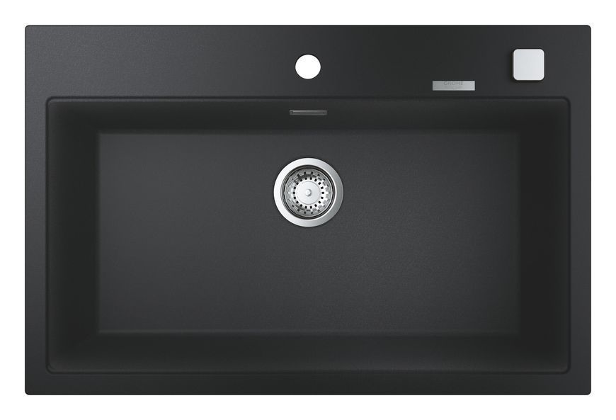 Композитна мийка для кухні Grohe K700 (31652AP0), чорна матова, 780х510х220 мм 31652AP0 фото