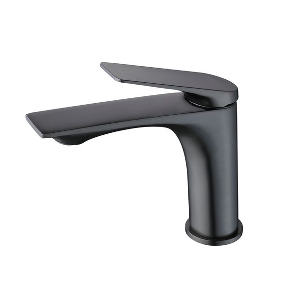 Смеситель для раковины Qtap Vlasta New QTVLA270GMB45641 Gunmetal Black PVD SD00051765 фото