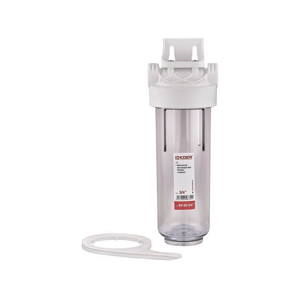 Колба фильтра для холодной воды KOER KV-20-3/4 6 атмосфер 3/4" (KR5637) KR5637 фото