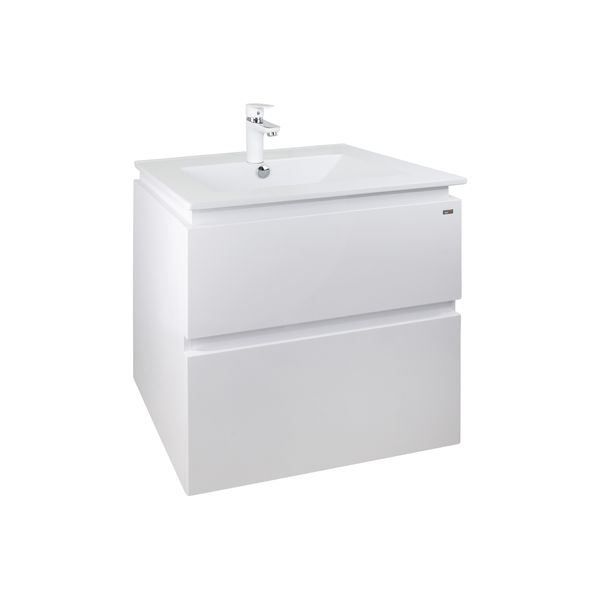 Комплект Qtap Albatross 605х725х460 White тумба підвісна + раковина урізна QT0172TP600D3060CW SD00036097 фото