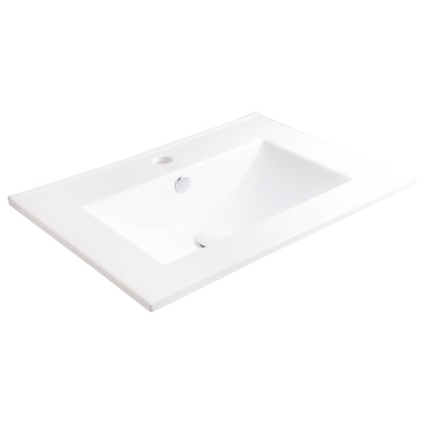 Комплект Qtap Albatross 605х725х460 White тумба подвесная + раковина врезная QT0172TP600D3060CW SD00036097 фото