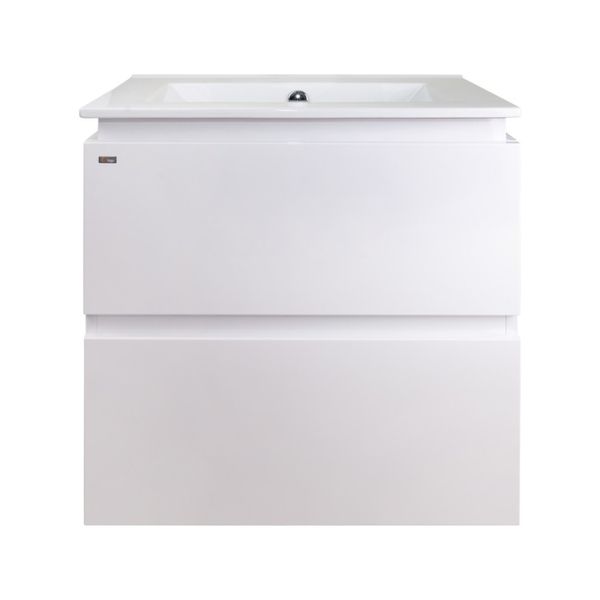 Комплект Qtap Albatross 605х725х460 White тумба подвесная + раковина врезная QT0172TP600D3060CW SD00036097 фото