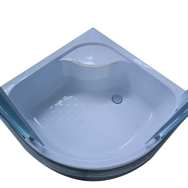 Душова кабіна з високим піддоном Mixxus PLAIN SCT01-90x90x195-GR SATIN сіре тоноване скло 4мм (MI6895) MI6895 фото