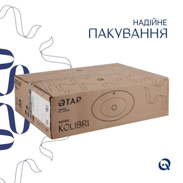 Раковина-чаша Qtap Kolibri 500x360x140 White QT10116065W SD00052905 фото