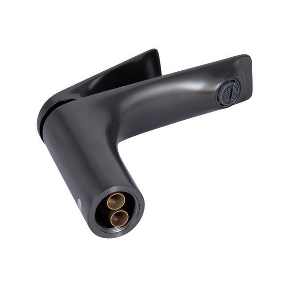 Змішувач для раковини Qtap Vlasta New QTVLA270GMB45641 Gunmetal Black PVD, латунь, графіт SD00051765 фото