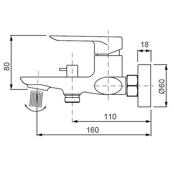 Комплект змішувачів KOER KB Gold 2 в 1: для ванни KB-40028-12 та умивальника KB-10028-12, латунь, матове золото KR307291 фото