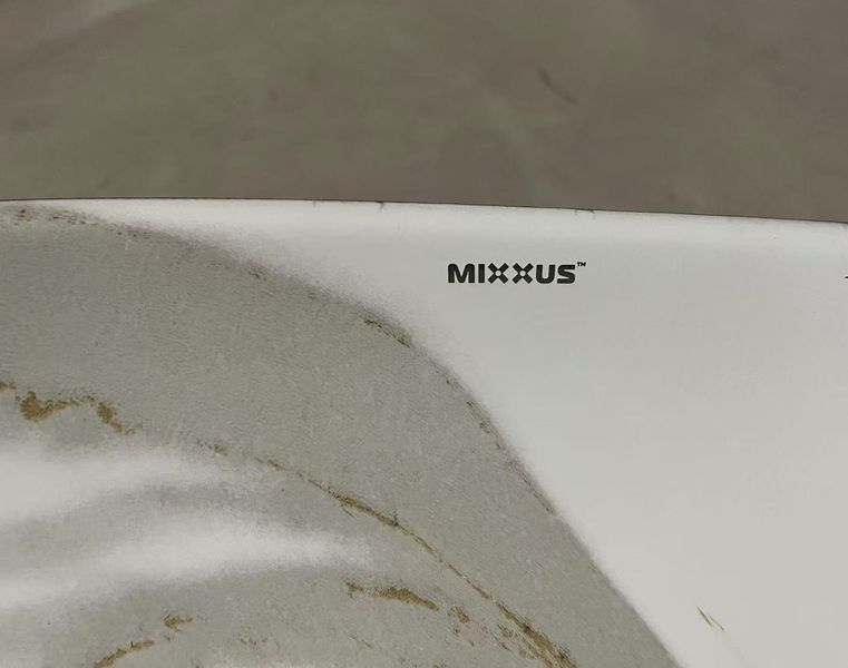 Раковина накладна MIXXUS PREMIUM ELLIPSE-0105 MARBLE-BLACK 600х400х150mm (MP6565) MP6565 фото