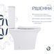 Унитаз-компакт Qtap Kalao безободковый с сиденьем Soft-close QT08221213AW SD00046562 фото 4