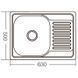 Мойка кухонная Zerix Z6350-06-160D (decor) (ZM0562) ZM0562 фото 2