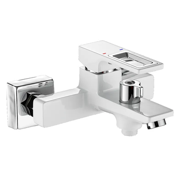 Смеситель для ванны Mixxus Premium DANTE 009 EURO White-Chrome (MI6795) MI6795 фото