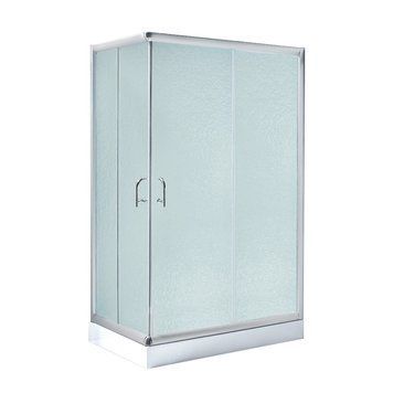 Душова кабіна Lidz Wawel SC120x80.SAT.LOW.FR, скло Frost 5 мм + Lidz Душовий піддон KAPIELKA ST120x80х14 SD00051440 фото