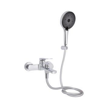 Смеситель для ванны Qtap Slavonice (c душевым гарнитуром) QTSLV259CRM48034 Chrome SD00054158 фото