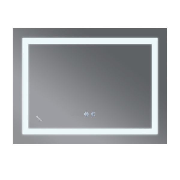 Дзеркало Mixxus WARM MR12-80x70-Reverse з Led Touch, Anti-fog, димером, регулятором яскравості (MI6936) MI6936 фото