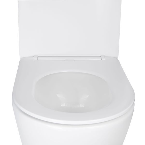 Унитаз подвесной Qtap Swan безободковый Ultra Quiet с сиденьем Soft-close QT16335179W SD00050900 фото