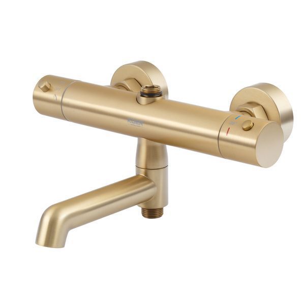 Душевая колонна с термостатическим смесителем Koer KB-57029-12 3 функции (Цвет матовое золото) (KR5956) KR5956 фото