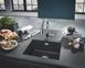 Композитна мийка для кухні Grohe K700U (31654AP0), чорна матова, 533х457х209 мм 31654AP0 фото 4