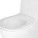 Унитаз подвесной Qtap Swan безободковый Ultra Quiet с сиденьем Soft-close QT16335179W SD00050900 фото 6